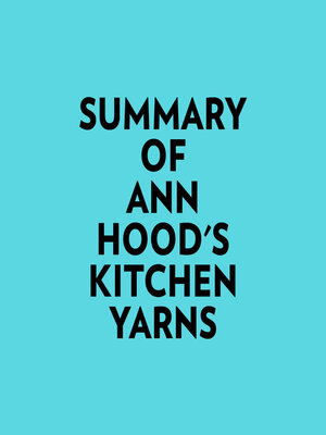 cover image of Summary of Ann Hood's Kitchen Yarns